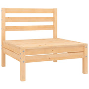 Divani Centrali da Giardino 2 pz in Legno Massello di Pino 806587