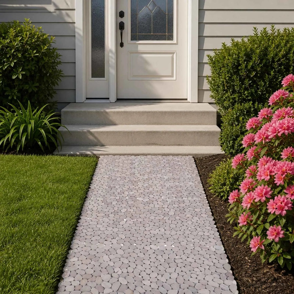 Pavimenti in ciottoli Tortora 30 x 30 cm Ciottolo Fluviale 42033534