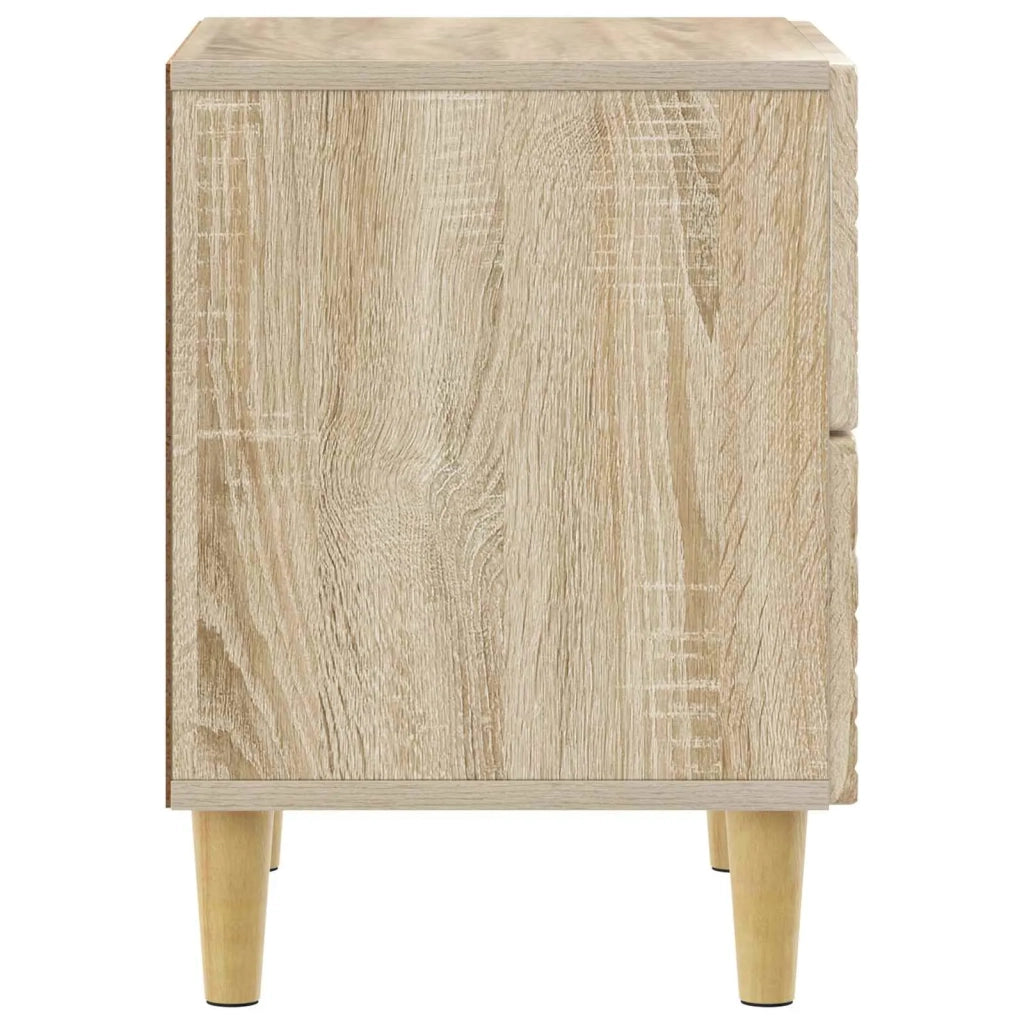 Comodino Rovere Sonoma 62 x 34,5 x 48 cm Legno ingegnerizzato 895007