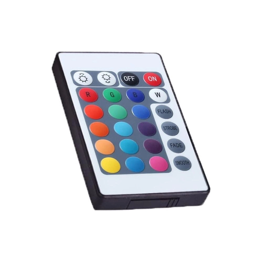 Trade Shop - Lampadina Lampada Faretto Led Rgb Con Telecomando Luce Multicolor E27 Da Interno -  7 Watt
