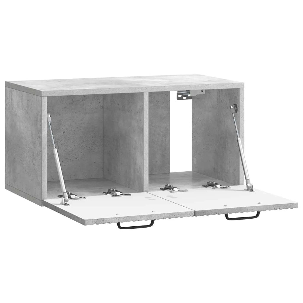 Mobile Porta TV da Muro Grigio Cemento 59,5 x 31 x 30 cm
