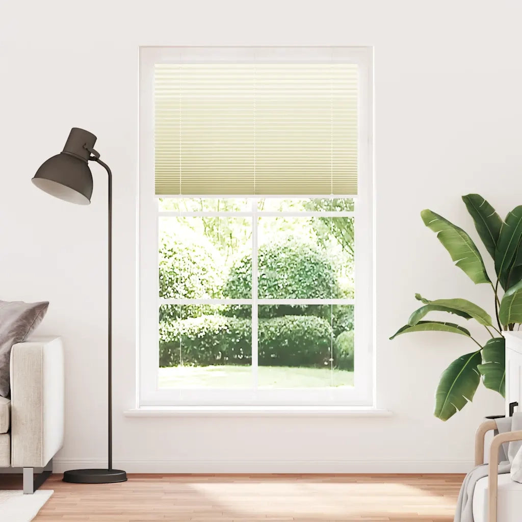 Tenda Plissettata | Tenda pliss¨¨ Crema 115x200 cm Larghezza Tessuto 114,4 cm