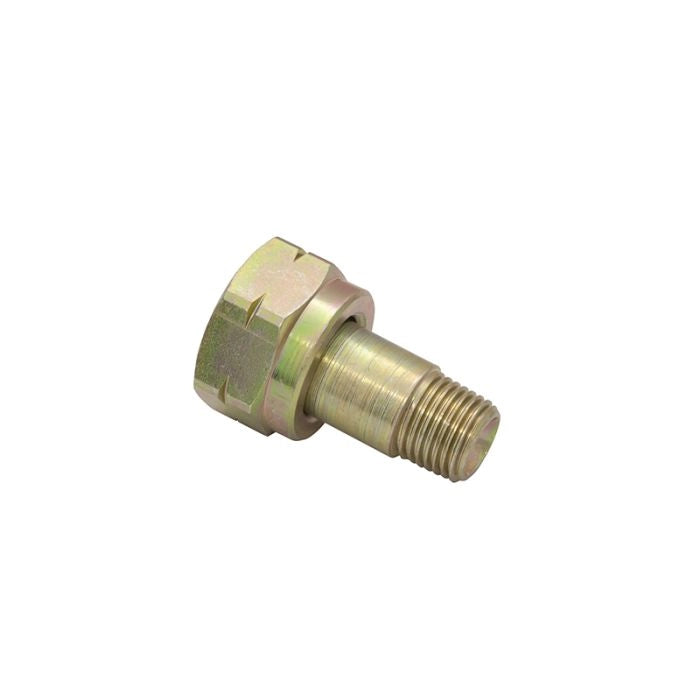 DADO GIREVOLE CON INIETTORE 1/4 M x W20x1/14 Sx