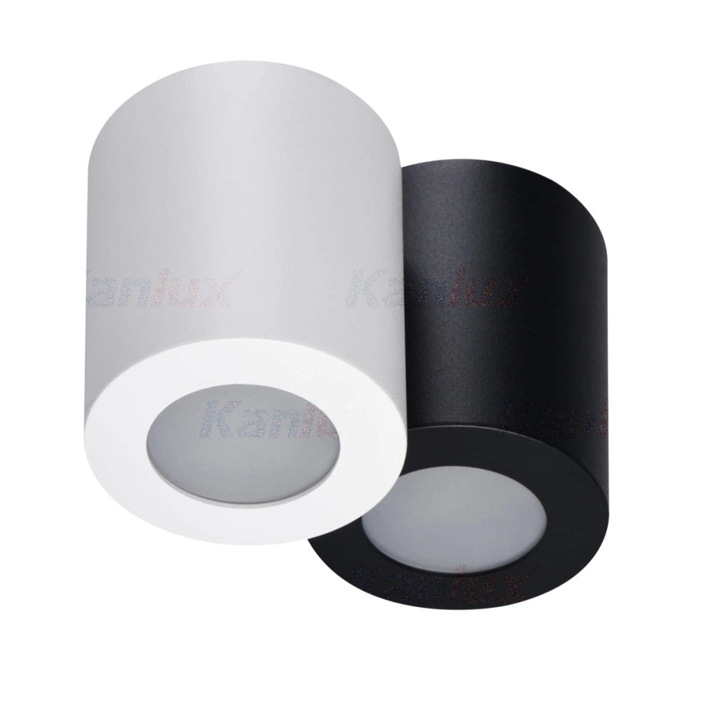 Kanlux SANI faretto soffitto nero alluminio GU10 IP44
