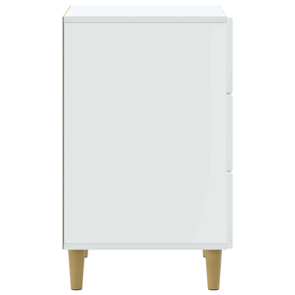 Armadio da Notte Bianco 43 x 41 x 66,5 cm Legno ingegnerizzato 894555