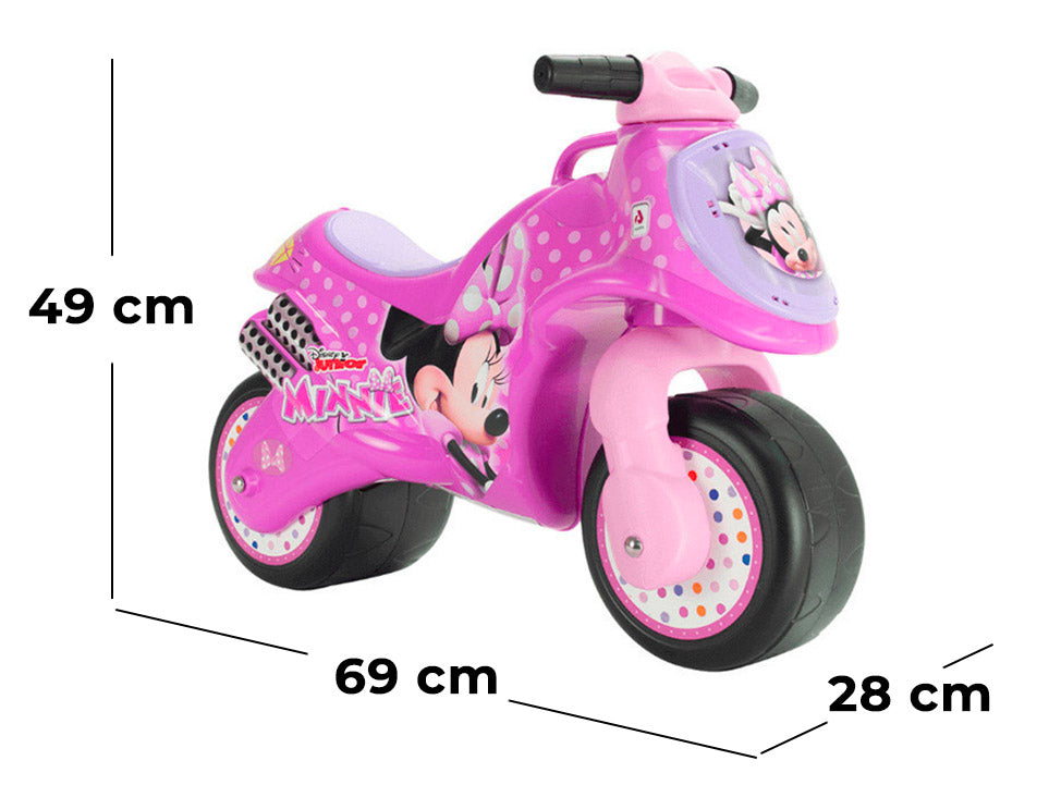Moto Cavalcabile per Bambini 69x28x49 cm Primi Passi Neox Disney Minnie