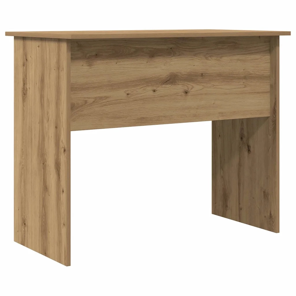 Scrivania Rovere Artigianale 90x50x74 cm in Legno Multistrato