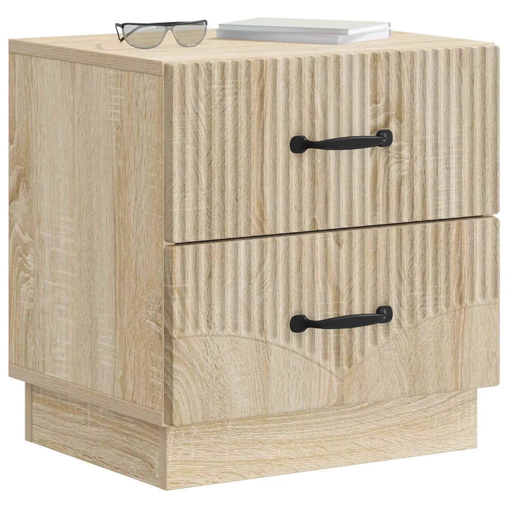 Armadio da Notte con cassetto Rovere Sonoma 43 x 34,5 x 44,5 cm 895219