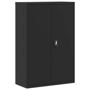Armadio Classificatore Nero 90x40x140 cm in Acciaio CFW8693007