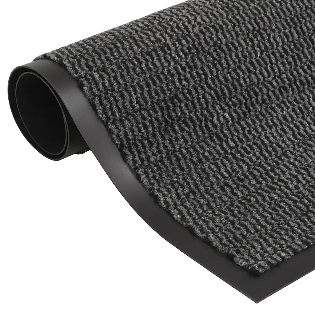 Tappeti Antipolvere 2 pz Trapuntati 80x120 cm Antracite cod mxl 51236