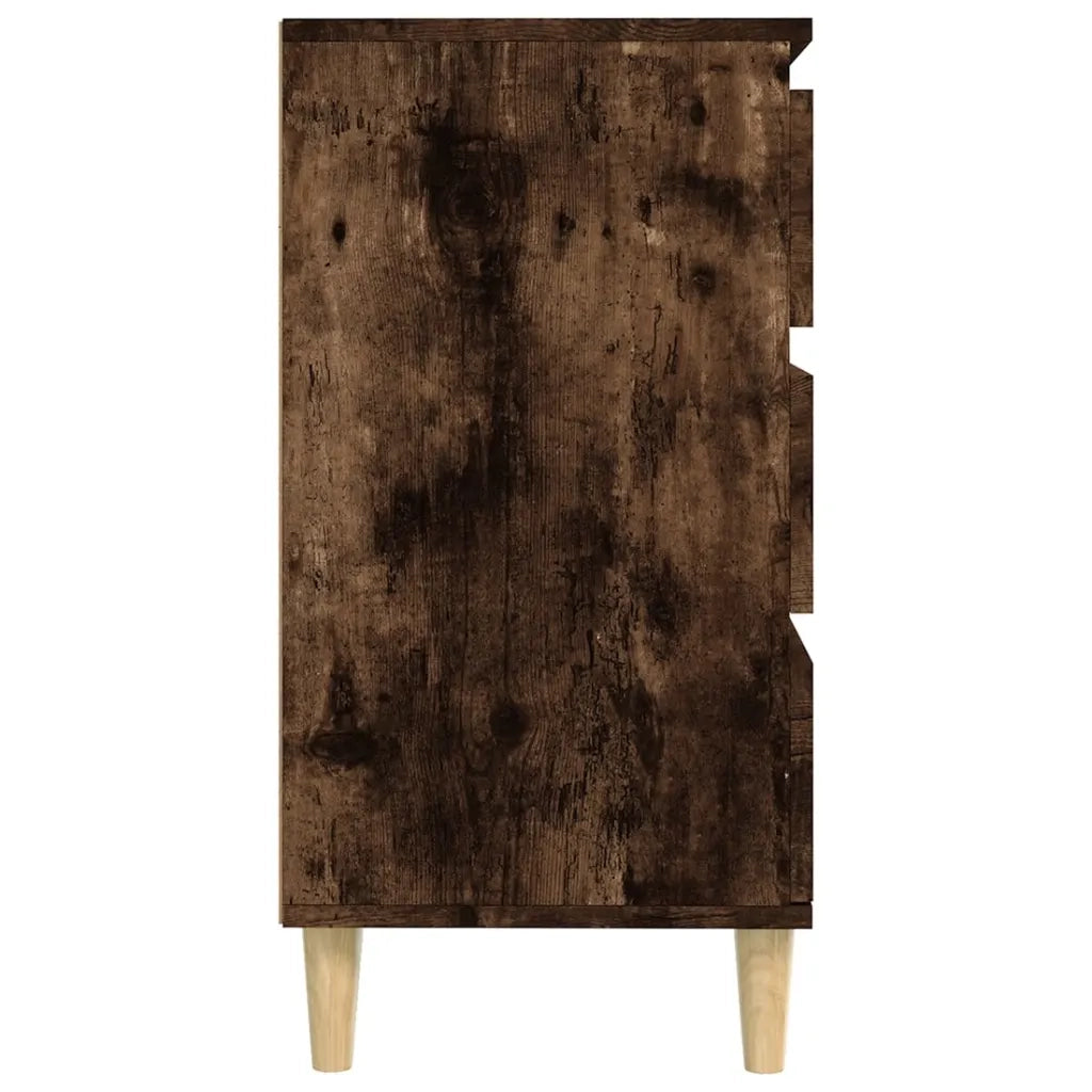 Credenza-Buffet-Armadio da cucina Rovere Fumo 60x35x70 cm in Legno Multistrato 853605