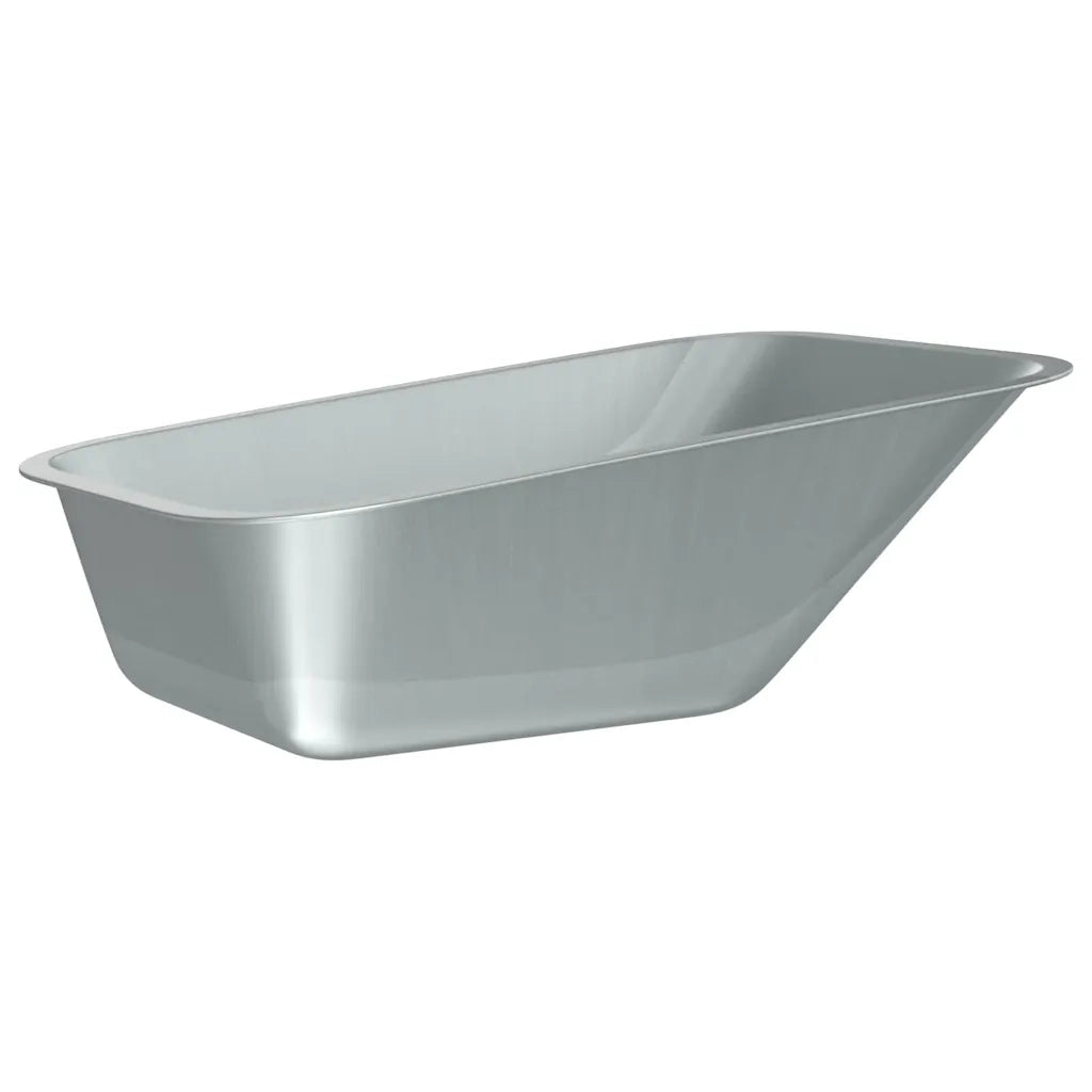 Sostituzione Vassoio Carriola Argento 88 x 60 x 32 cm Acciaio