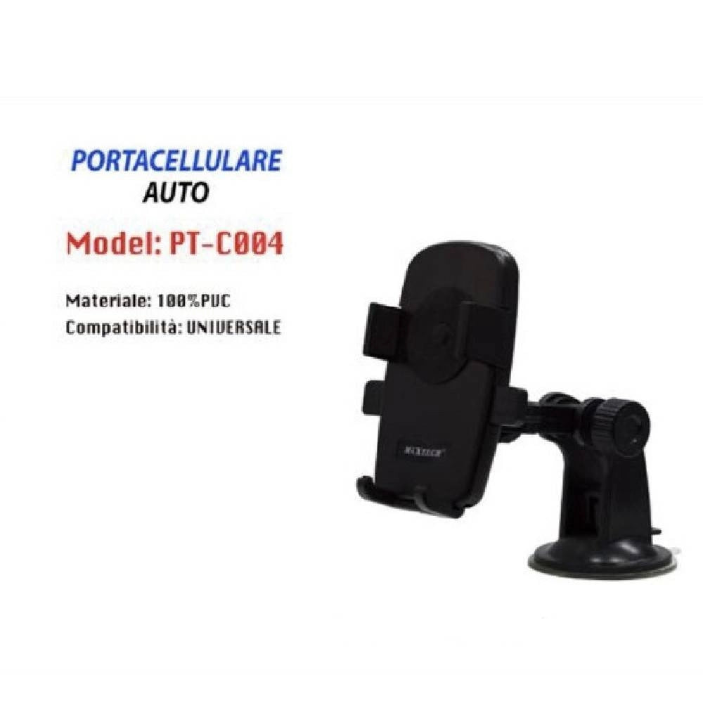 Trade Shop - Supporto Porta Cellulare Smartphone Universale Da Auto Con Ventosa Pt-c004 -