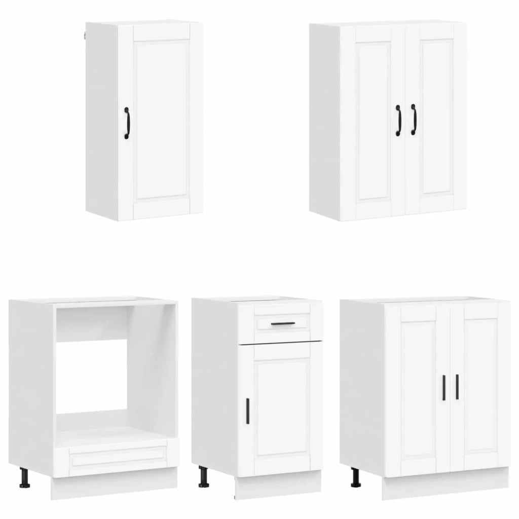 Unità Cucina PORTO 5 pcs Bianco Legno ingegnerizzato 3438275