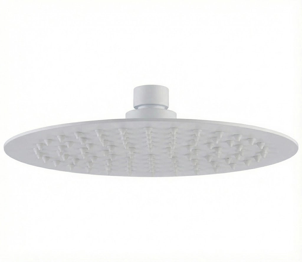 SOFFIONE SLIM TONDO- Bianco Opaco Diam. 300 mm- Remer- pezzi 1