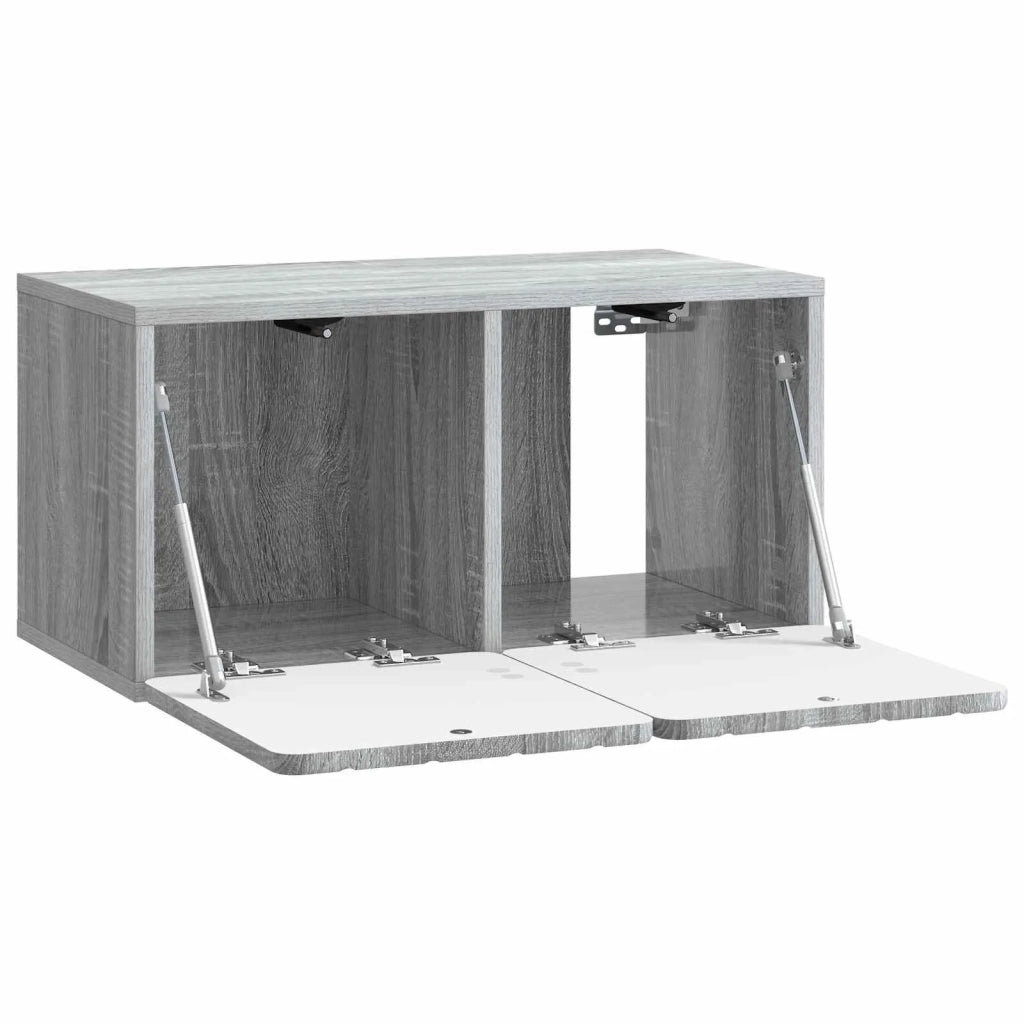 Mobile Porta TV da Muro 59,5 x 31 x 30 cm Sonoma grigio 898371