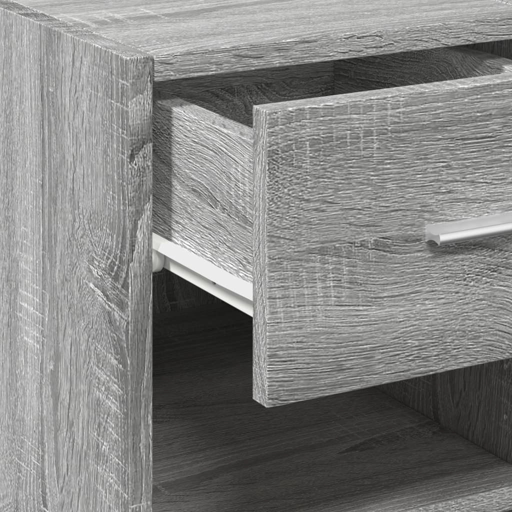 Buffet credenza cassettiera mobiletto mobile contenitore organizer cucina soggiorno Sonoma 45 x 42,5 x 93 cm legno ingegnerizzato grigio 02_0036368
