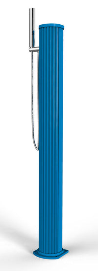 Doccia da Giardino Miscelatore Doccetta e Lavapiedi Arkema Jolly Go Light Blue