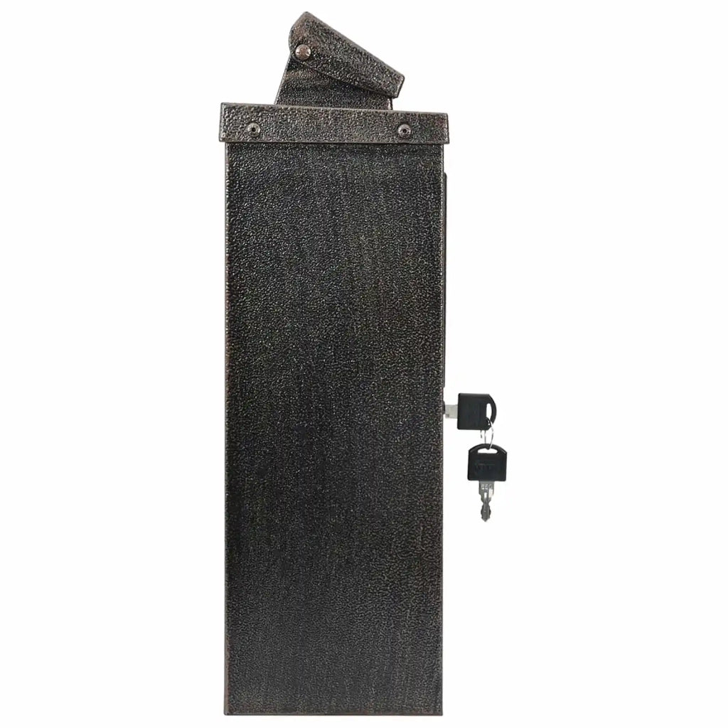 Cassetta Postale da Muro con porta Bronzo 29 x 13 x 41 cm 42023499
