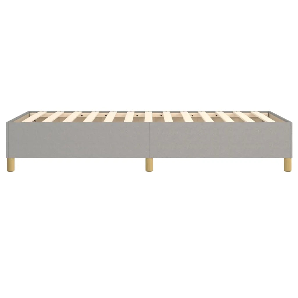 Struttura Letto a Rete a Molle-Giroletto Grigio Chiaro 100x200 cm Tessuto 863845