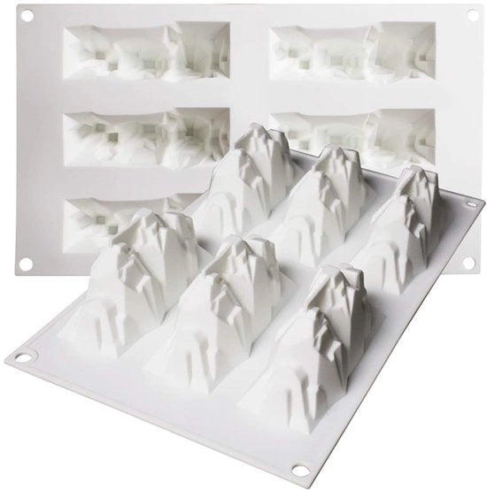 Mousse di silicone a forma di torta francese - 3D forme per la torta - 6 fori - adatte per la DIY torta
