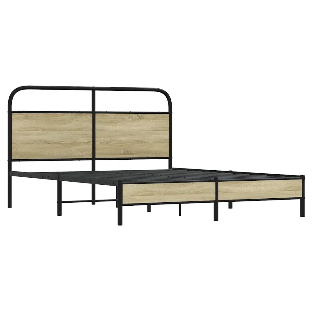 Giroletto senza Materasso Rovere Sonoma 160x200cm in Truciolato 4100413