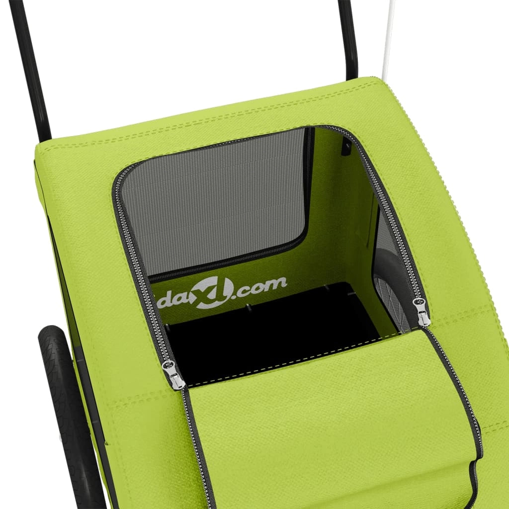 Rimorchio/carrello per animali domestici verde 02_0044236