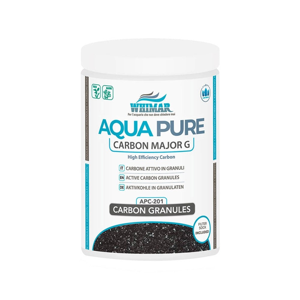 Whimar AquaPure Carbon Major G - carbone superattivo granulare a base di gusci di cocco Formato: 1000 ml