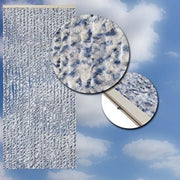 Velo di ingresso tenda da finestra - 100x240 cm - Blu
