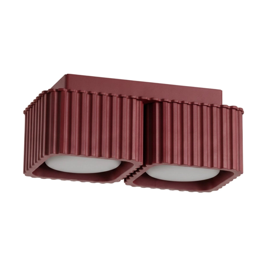 Plafoniera RIFF 2 bordeaux Gx53