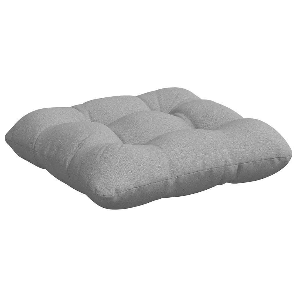 Cuscini per Seduta 4 pcs Grigio Nuvola 45 x 45 x 12 cm Tessuto 42015116