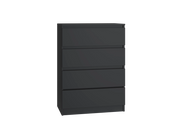 Cassettiera MALWA M4 nero per camera e soggiorno