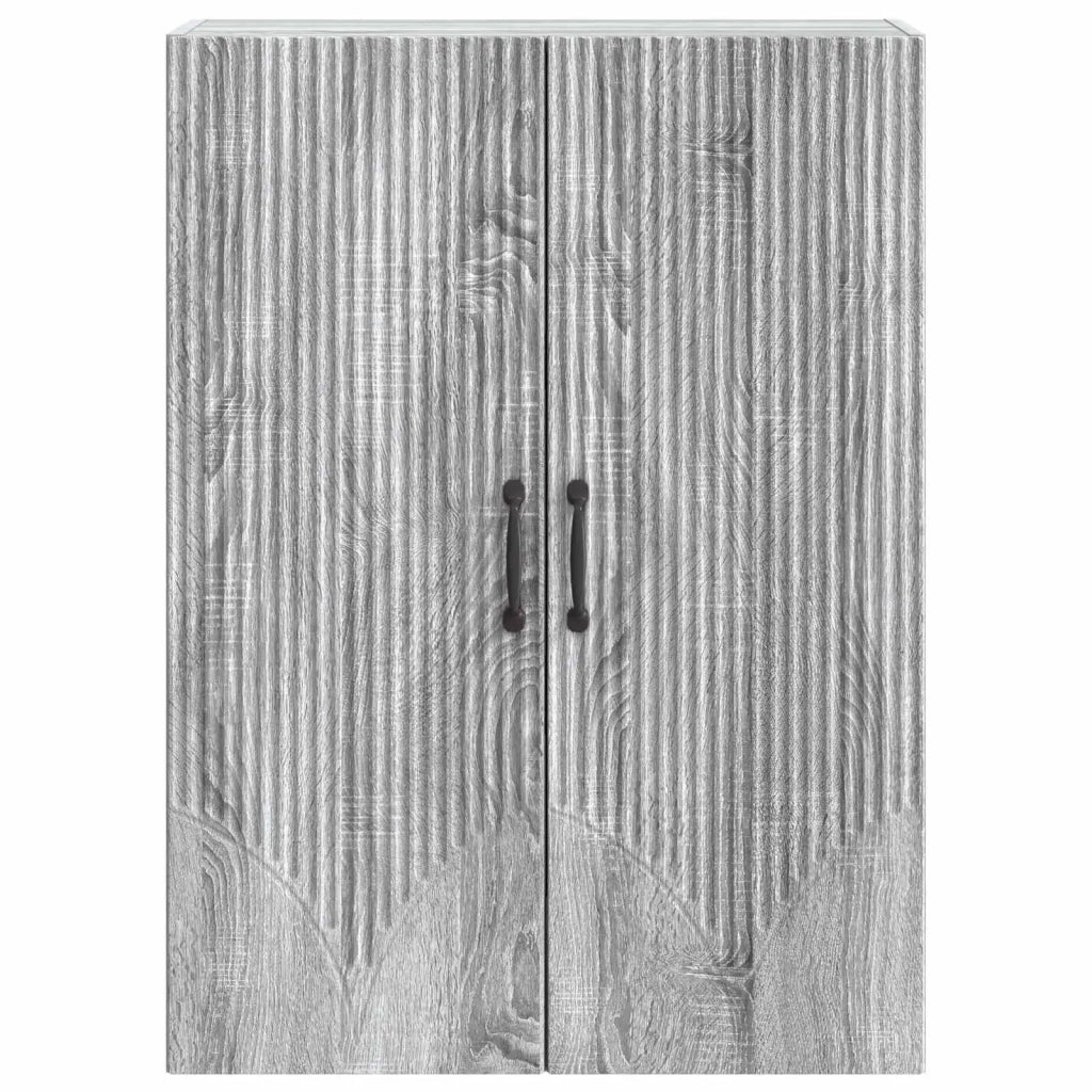 Mobiletto a muro Sonoma grigio 66 x 34,5 x 90 cm