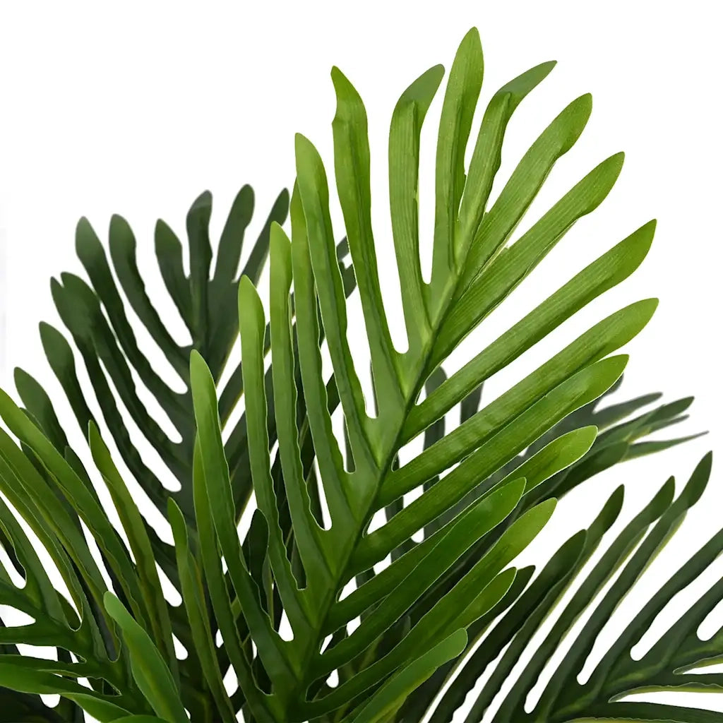 Pianta di Palma Artificiale 9 Foglie 70 cm Verde