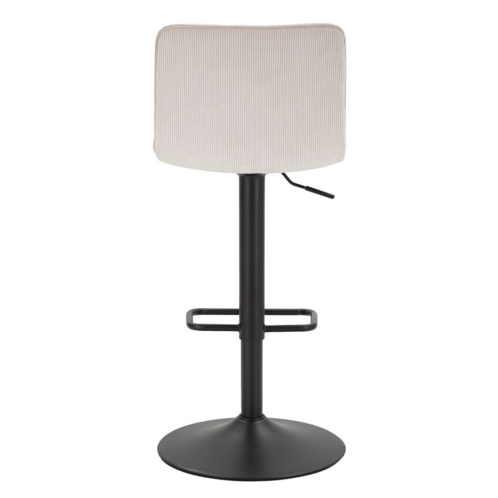 Set di 2 Sgabelli Alti VKH444, Bianco, Metallo, 43x49,5x85,5 cm