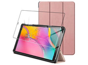Cover per Samsung Galaxy Tab A 10.1 2019 Custodia Protezione Flip Magnetica e Vetro Temperato