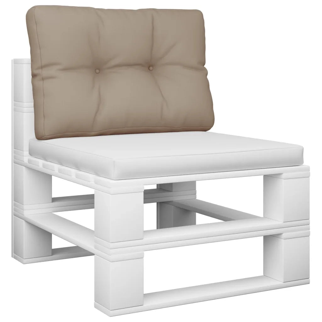 Cuscino per Pallet Tortora 60x40x12 cm in Tessuto 360565