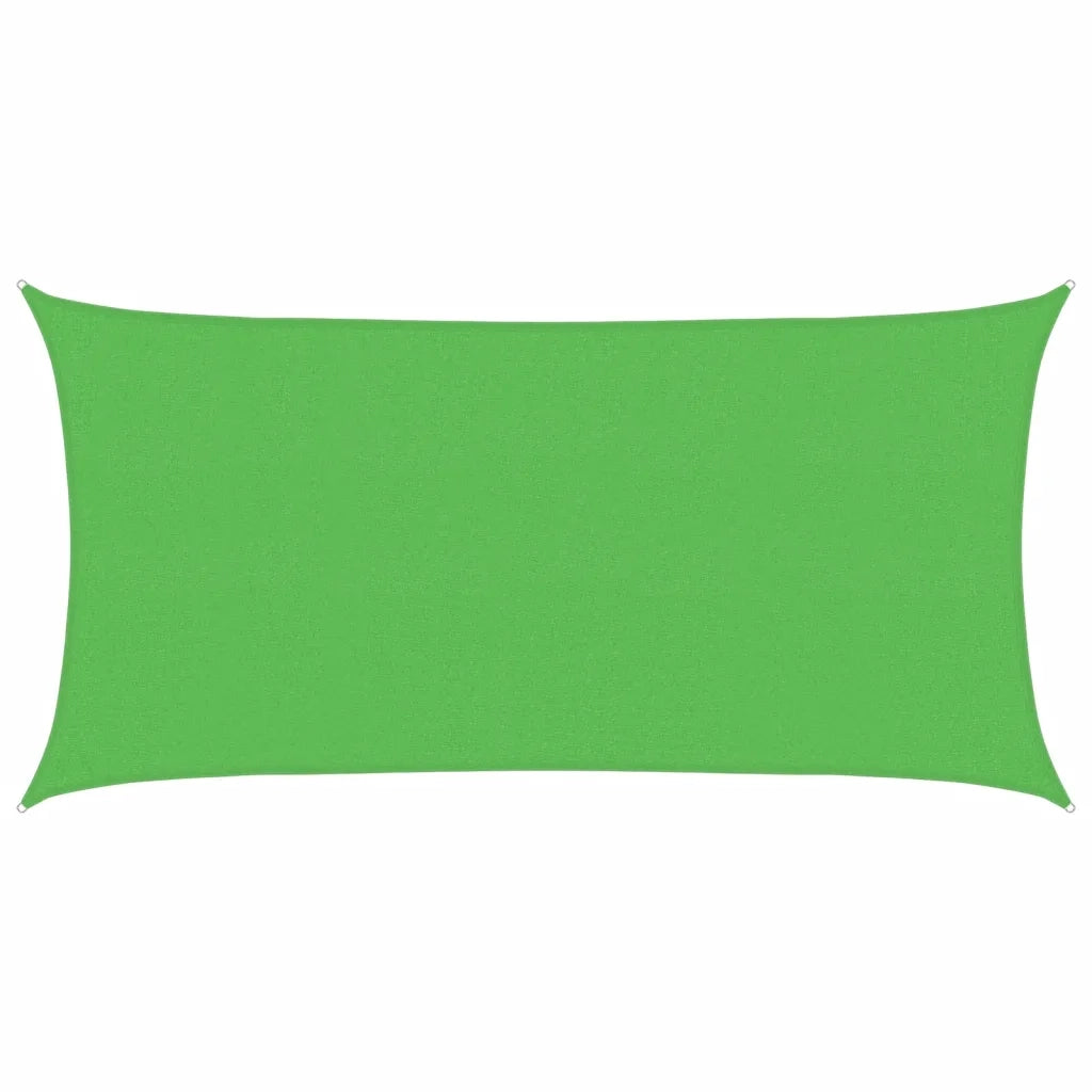Vela Parasole 160 g/mÂ² Rettangolare Verde Chiaro 2x3,5 m HDPE