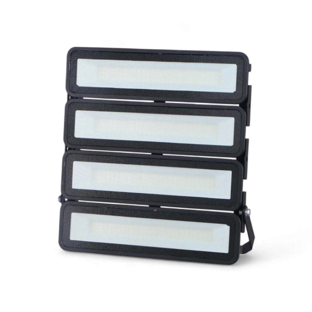 Faro LED modulare 200W IP65 Nero 20000lm 6000K Luce Fredda Proiettore Esterno 120° Alta Potenza