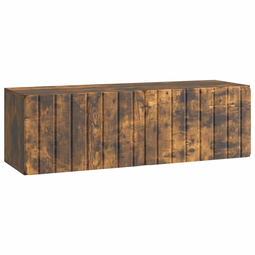 Mobile Porta TV da Muro Rovere Fumo 98 x 31 x 30 cm 898390