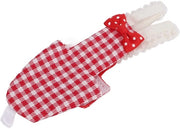 Pacchetto Pilot per Pappagalli - Vogaliera con Disegno a Striscia - Rosso Gallo - Materiale di Comfort Cotonato - Adatto per Budgies e Ara