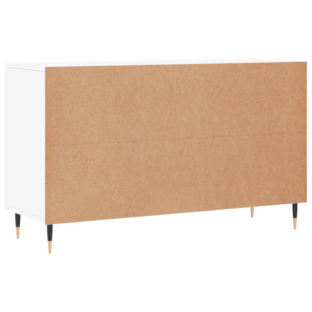 Credenza | Madia | Buffet da pranzo | Armadio da pranzo Bianca 100x36x60 cm in Legno Multistrato