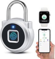 Slot di sicurezza per dita, connesso via Bluetooth, esterno, resistente all'umidità, ricaricabile via USB, slot intelligente, per cancelli, porte, scuderie, palestre, armadietti scolastici