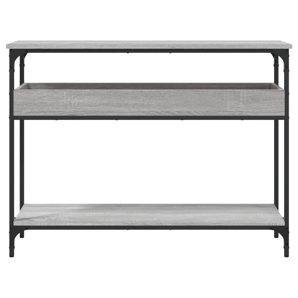 Tavolo Consolle | Tavolo d'Ingresso Ripiano Grigio Sonoma 100x29x75cm Multistrato