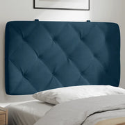 Cuscino Testiera Blu 80 cm in Velluto 374706
