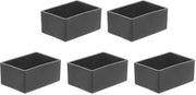 Capociglia in gomma - protezioni per gambe di mobili - resistenti agli urti - 20 mm x 30 mm - protezioni per gambe di sedie - protezione contro...
