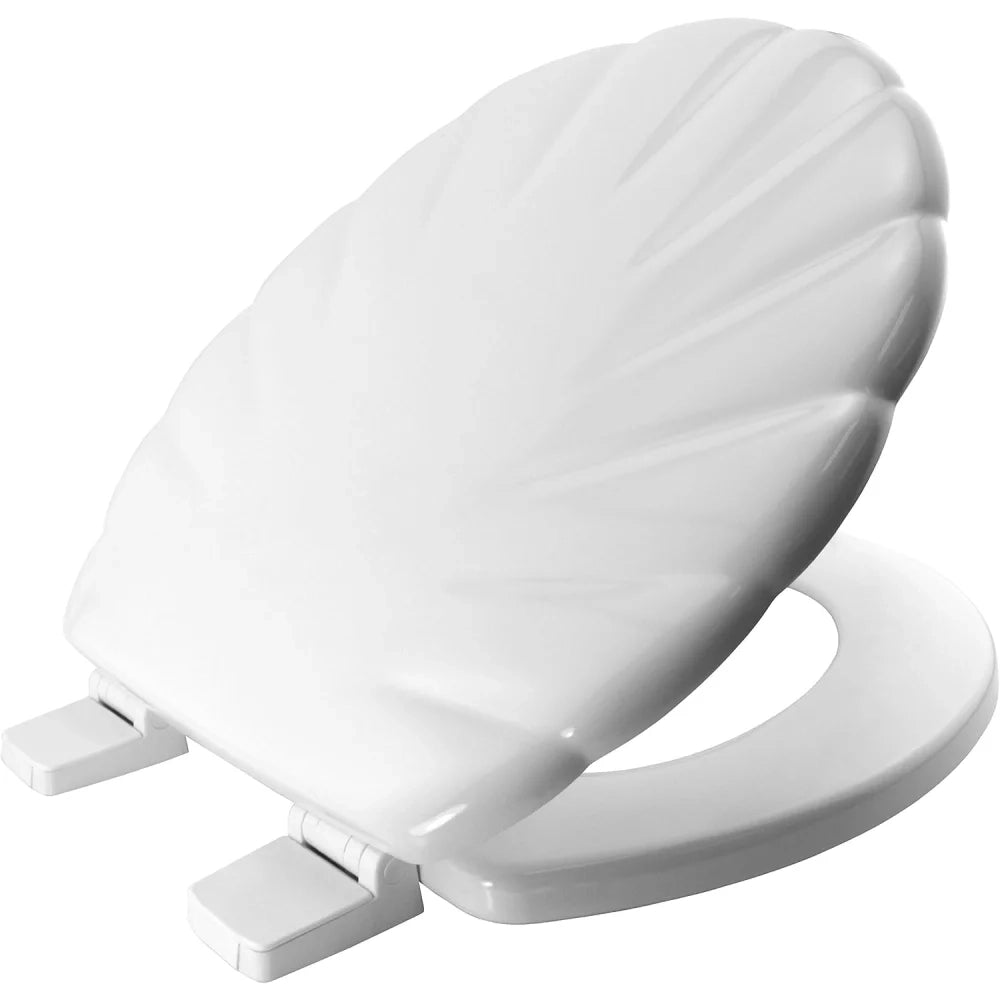 Bemis sedile wc in legno modellato bianco shell | sedile wc che