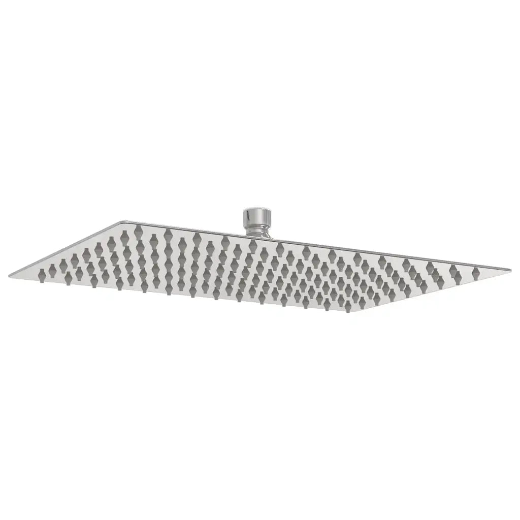 Testa Doccia a Pioggia Acciaio Inox 304 30x20 cm Rettangolare 4103932