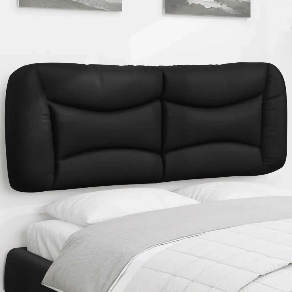 Cuscino Testiera Hvar Nero 140 cm in Similpelle CFW5853799