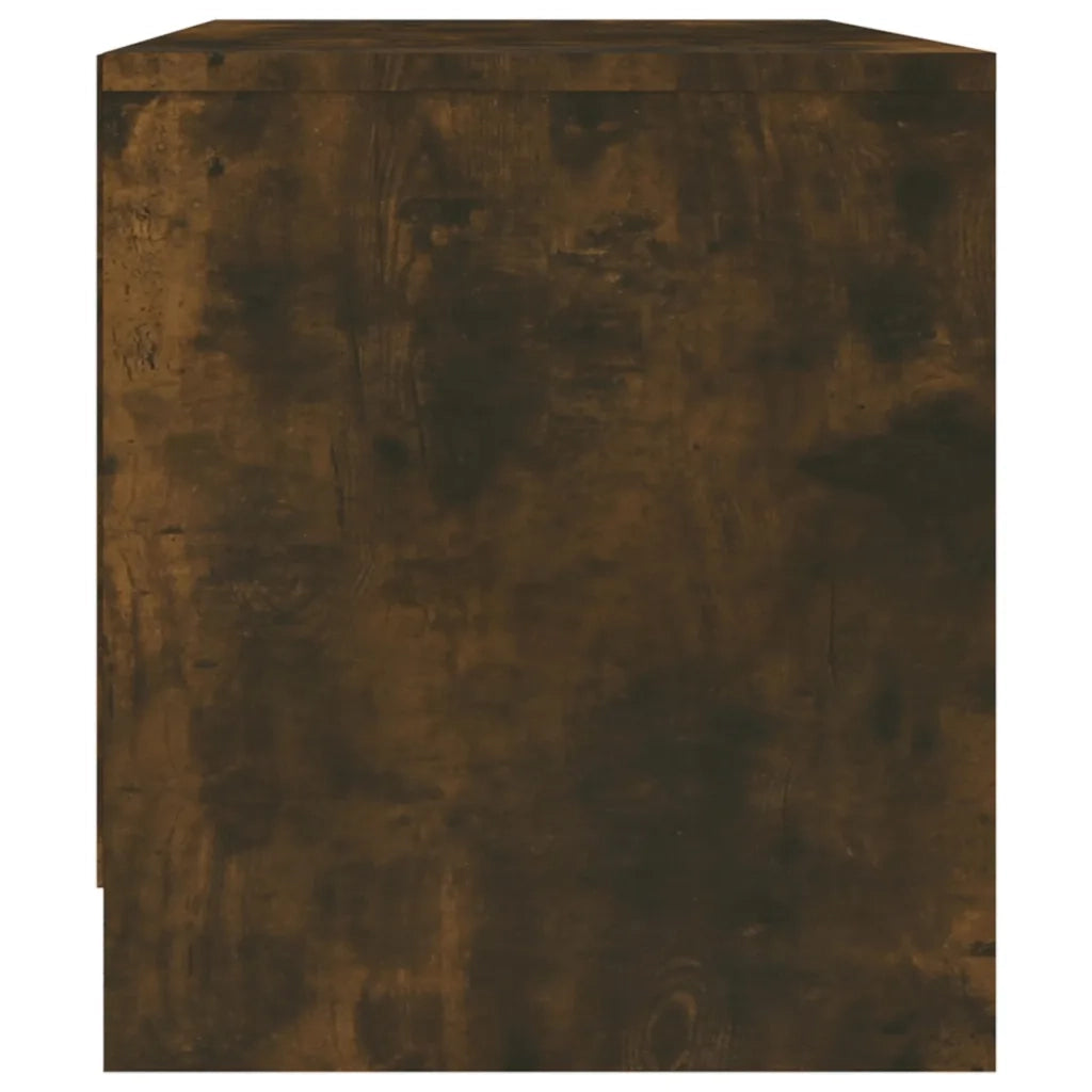 Mobile Porta TV Rovere Fumo 90x35x40 cm in Truciolato 813017